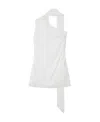 Stella Mccartney Stella Mc Cartney Cream Asymmetric Viscose Top In White
