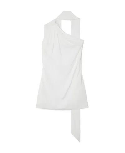 STELLA MCCARTNEY STELLA MCCARTNEY SCARF DETAILED ONE-SHOULDER TOP