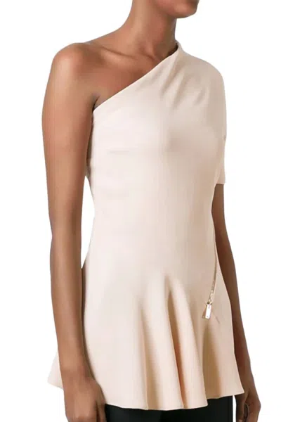 Stella Mccartney One Shoulder Top In Pink