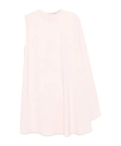 Stella Mccartney One-sleeve Mini Dress In Pink