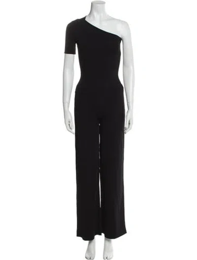 Pre-owned Stella Mccartney One-shoulder Jumpsuit In Black