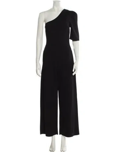 Pre-owned Stella Mccartney One-shoulder Jumpsuit In Black