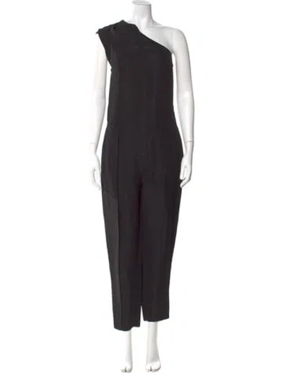 Pre-owned Stella Mccartney One-shoulder Jumpsuit In Black