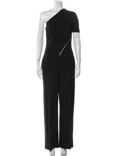 Pre-owned Stella Mccartney One-shoulder Jumpsuit In Black
