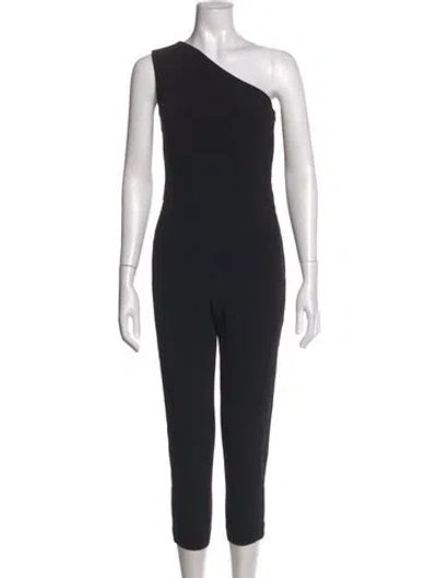 Pre-owned Stella Mccartney One-shoulder Jumpsuit In Black