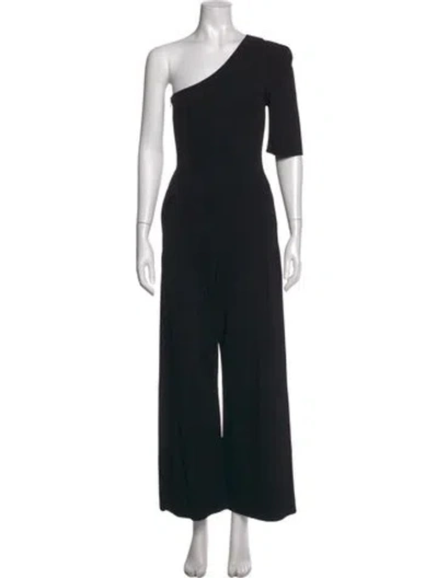 Pre-owned Stella Mccartney One-shoulder Jumpsuit In Black