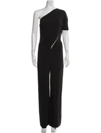 Pre-owned Stella Mccartney One-shoulder Jumpsuit In Black