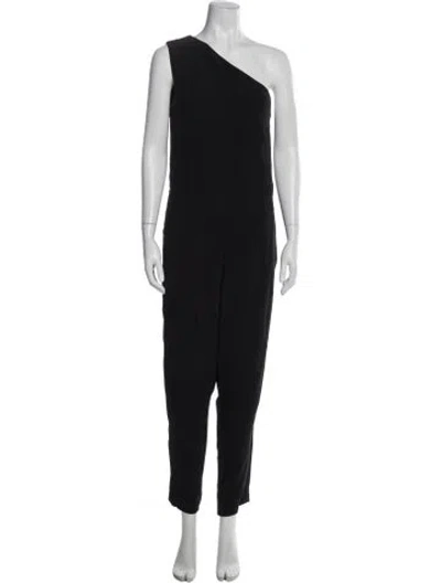 Pre-owned Stella Mccartney One-shoulder Jumpsuit In Black
