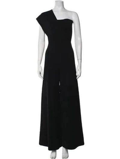 Pre-owned Stella Mccartney One-shoulder Jumpsuit In Black