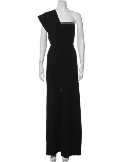 Pre-owned Stella Mccartney One-shoulder Jumpsuit In Black