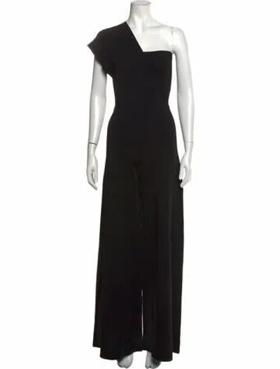 Pre-owned Stella Mccartney One-shoulder Jumpsuit In Black