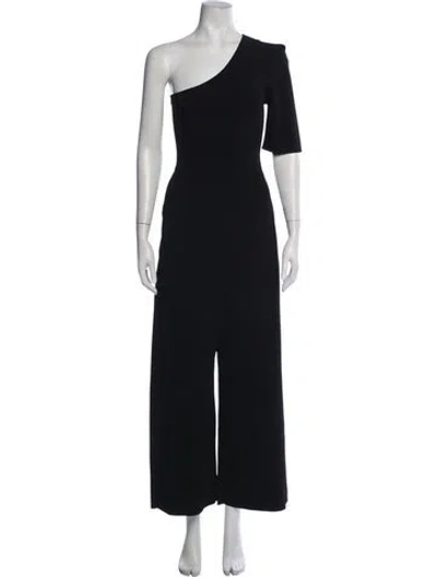 Pre-owned Stella Mccartney One-shoulder Jumpsuit In Black