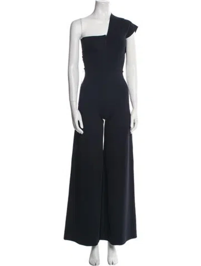 Pre-owned Stella Mccartney One-shoulder Jumpsuit In Blue
