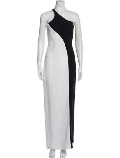 Pre-owned Stella Mccartney One-shoulder Long Dress In White