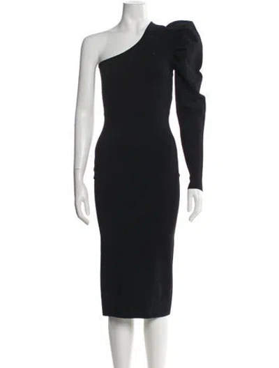Pre-owned Stella Mccartney One-shoulder Midi Length Dress W/ Tags In Gray