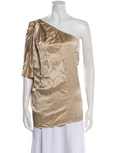 Pre-owned Stella Mccartney One-shoulder Short Sleeve Tunic