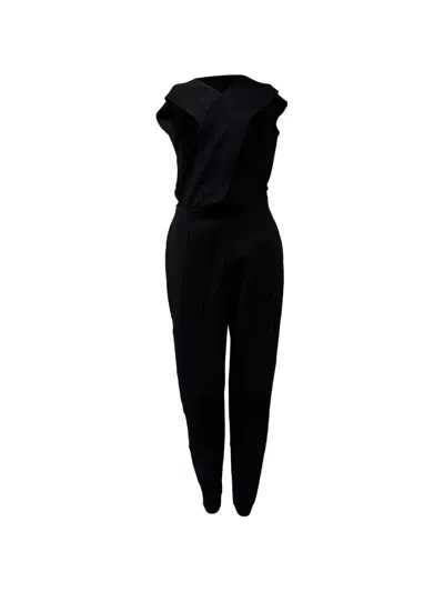 Pre-owned Stella Mccartney Open Back Halterneck Jumpsuit In Black