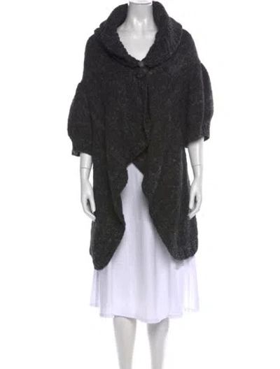 Pre-owned Stella Mccartney Open Front Sweater In Grey