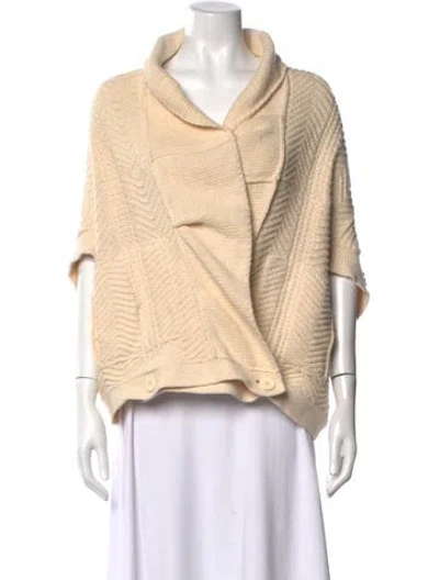 Pre-owned Stella Mccartney Open Front Sweater W/ Tags In Neutrals