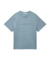 Stella Mccartney Open-necked Black Shirt In Blue
