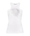 Stella Mccartney Top With Openwork Pattern In White