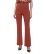 Stella Mccartney Orange Flared Elasticated Pants In Brown