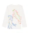 Stella Mccartney Illustration-print T-shirt In Ivory
