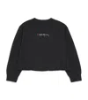 Stella Mccartney Embroidered Fleece Top In Black