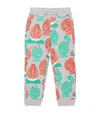 Stella Mccartney Organic Cotton Santa Print Sweatpants In Multi