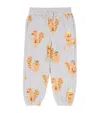Stella Mccartney Squirrel-print Elasticated Track Pants In Gray