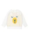 Stella Mccartney Organic Cotton Sweatshirt In Neutrals