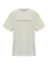 Stella Mccartney Womens Ivory Iconic Logo-print Cotton-jersey T-shirt