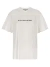 Stella Mccartney Womens Ivory Iconic Logo-print Cotton-jersey T-shirt In Pure White