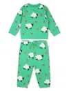 Stella Mccartney Pattern Sweatshirt Set In Green