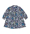Stella Mccartney Star Print Long-sleeve Dress In Blue