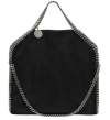 Stella Mccartney The Falabella Medium Faux Brushed-leather Shoulder Bag In Black