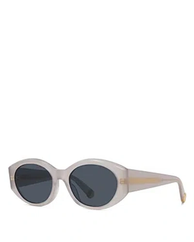 Stella Mccartney Oval Sunglasses, 54mm In Neutral