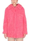 Stella Mccartney Oversize Coat In Pink