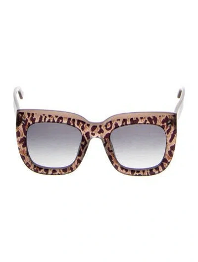 Pre-owned Stella Mccartney Oversize Gradient Sunglasses In Brown