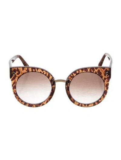 Pre-owned Stella Mccartney Oversize Gradient Sunglasses In Brown