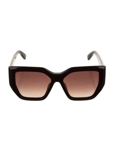 Pre-owned Stella Mccartney Oversize Gradient Sunglasses In Purple