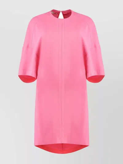 Stella Mccartney Oversized Sleeve T-shirt Dress In Pink