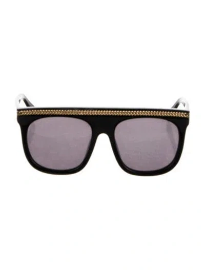 Pre-owned Stella Mccartney Oversize Tinted Sunglasses In Black