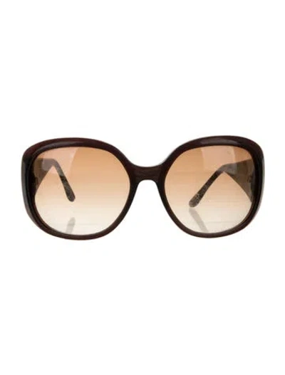 Pre-owned Stella Mccartney Oversize Tinted Sunglasses In Black
