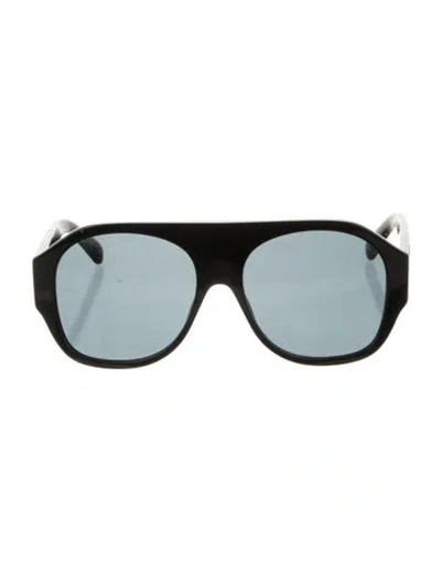 Pre-owned Stella Mccartney Oversize Tinted Sunglasses In Black
