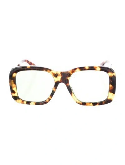 Pre-owned Stella Mccartney Oversize Tinted Sunglasses In Brown