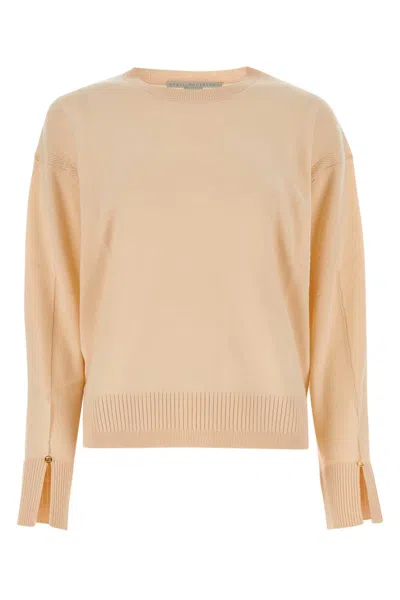 Stella Mccartney Oversize Wool Sweater In Pink