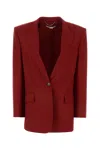 Stella Mccartney Oversize Wool Blazer Flap Pockets