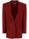 Stella Mccartney Oversize Wool Blazer Flap Pockets