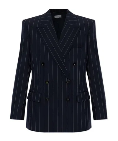 Stella Mccartney Oversized Double-breasted Blazer In Blue